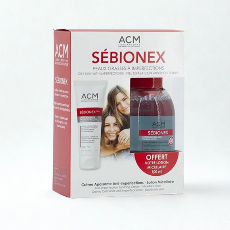 ACM COFFRET SEBIONEX TRIO+LOTION MICELLAIRE GRATUIT